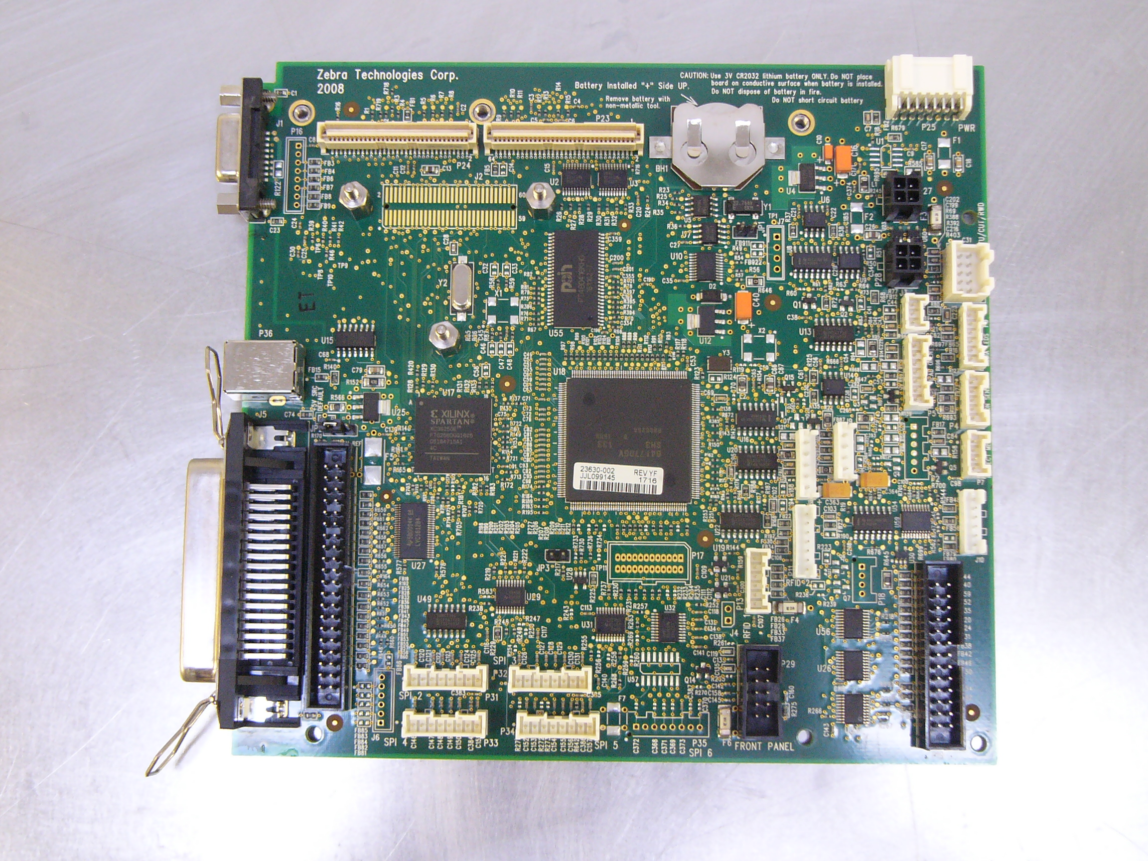 23630-002 -  - 23630-002, Main Logic Board 64MB,  Zebra 110XI4, 140XI4, 170XI4, 220XI4, 105SLplus printers
