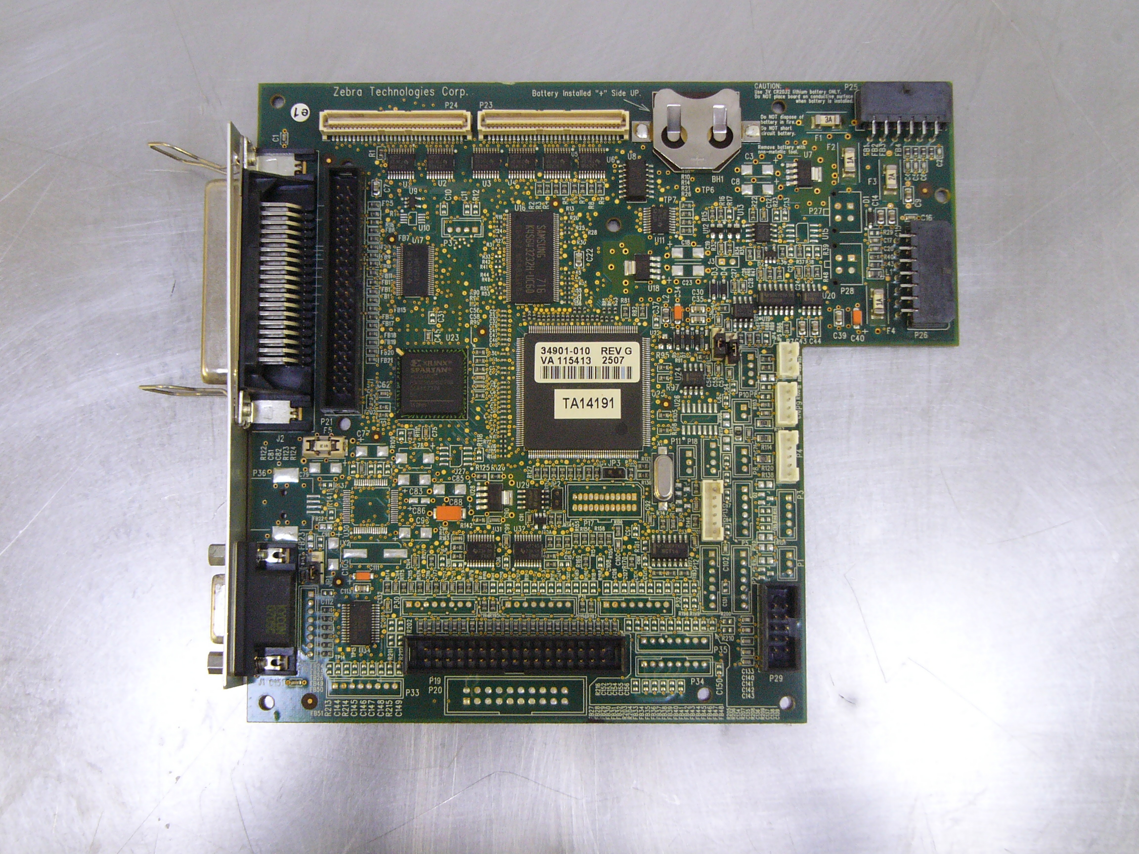 34901-010M -  - 34901-010M, 4MB Main Logic Board, Zebra Z4Mplus, Z6Mplus