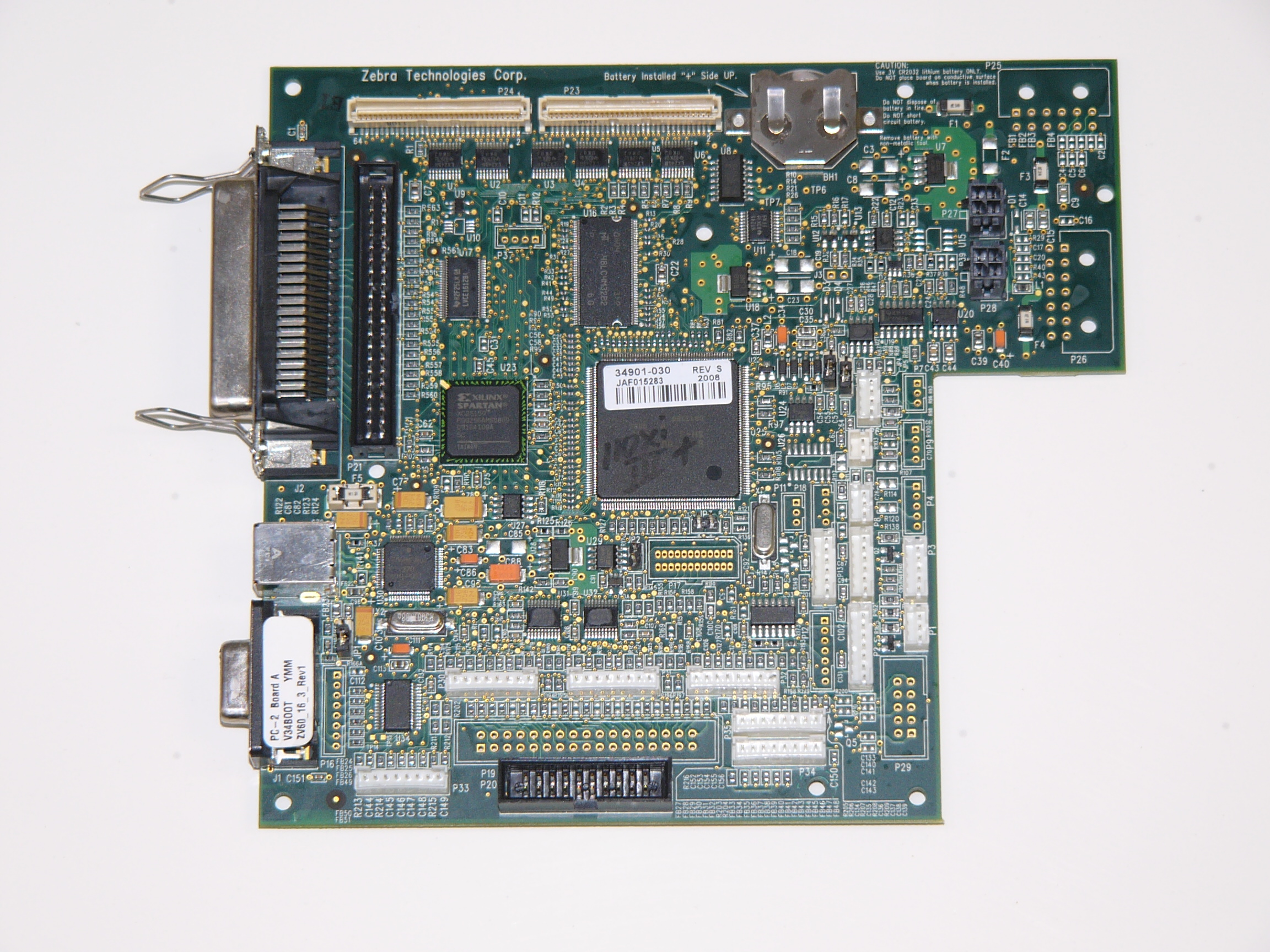 34901-030 -  - 34901-030, Zebra 140XiIII Plus, 170XiIII Plus, 220XiIII Plus, 4MB Main Logic Board