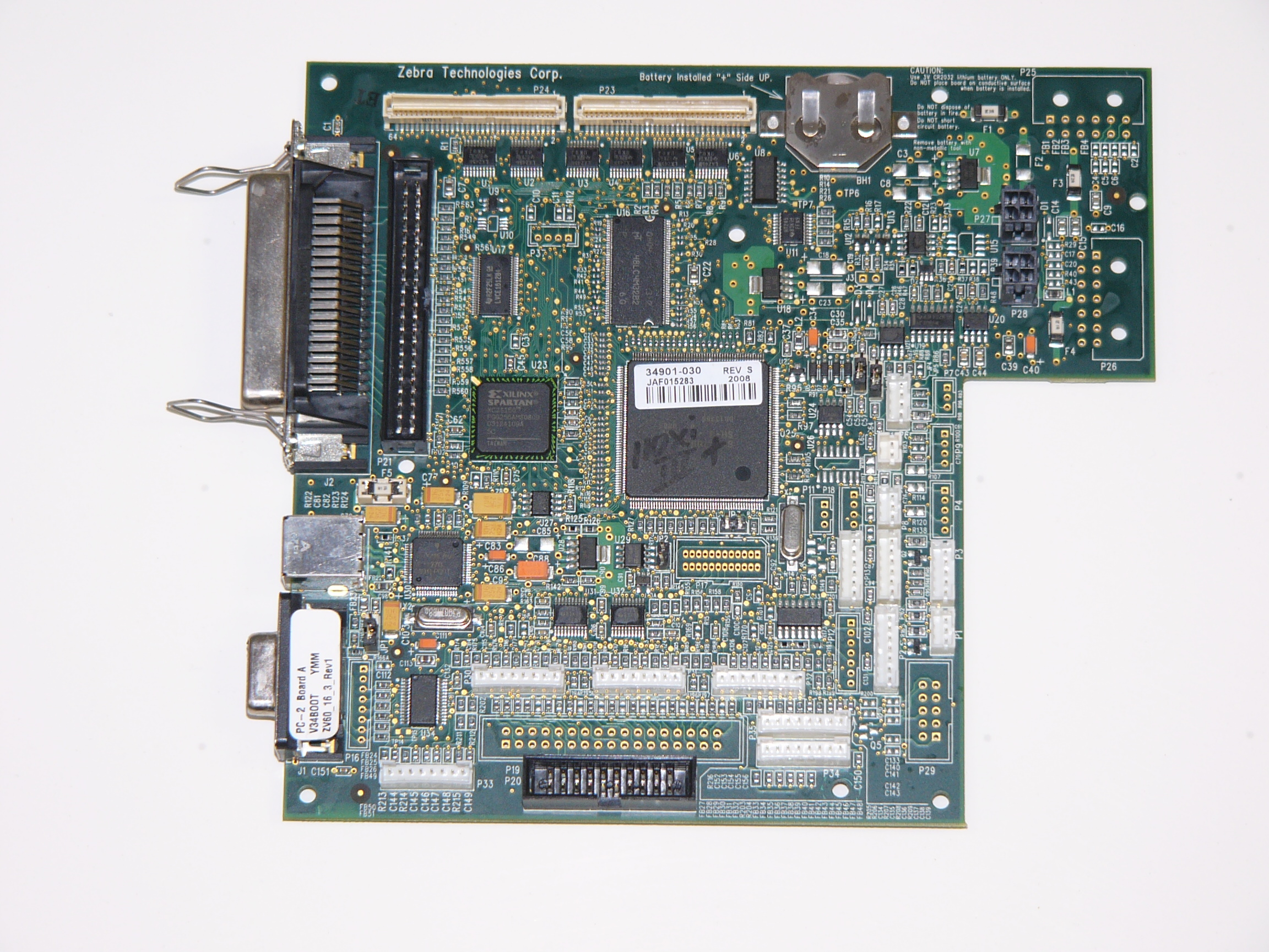 34901-030M -  - Zebra 140XiIII Plus, 170XiIII Plus, 220XiIII Plus, Main Logic Board 4MB