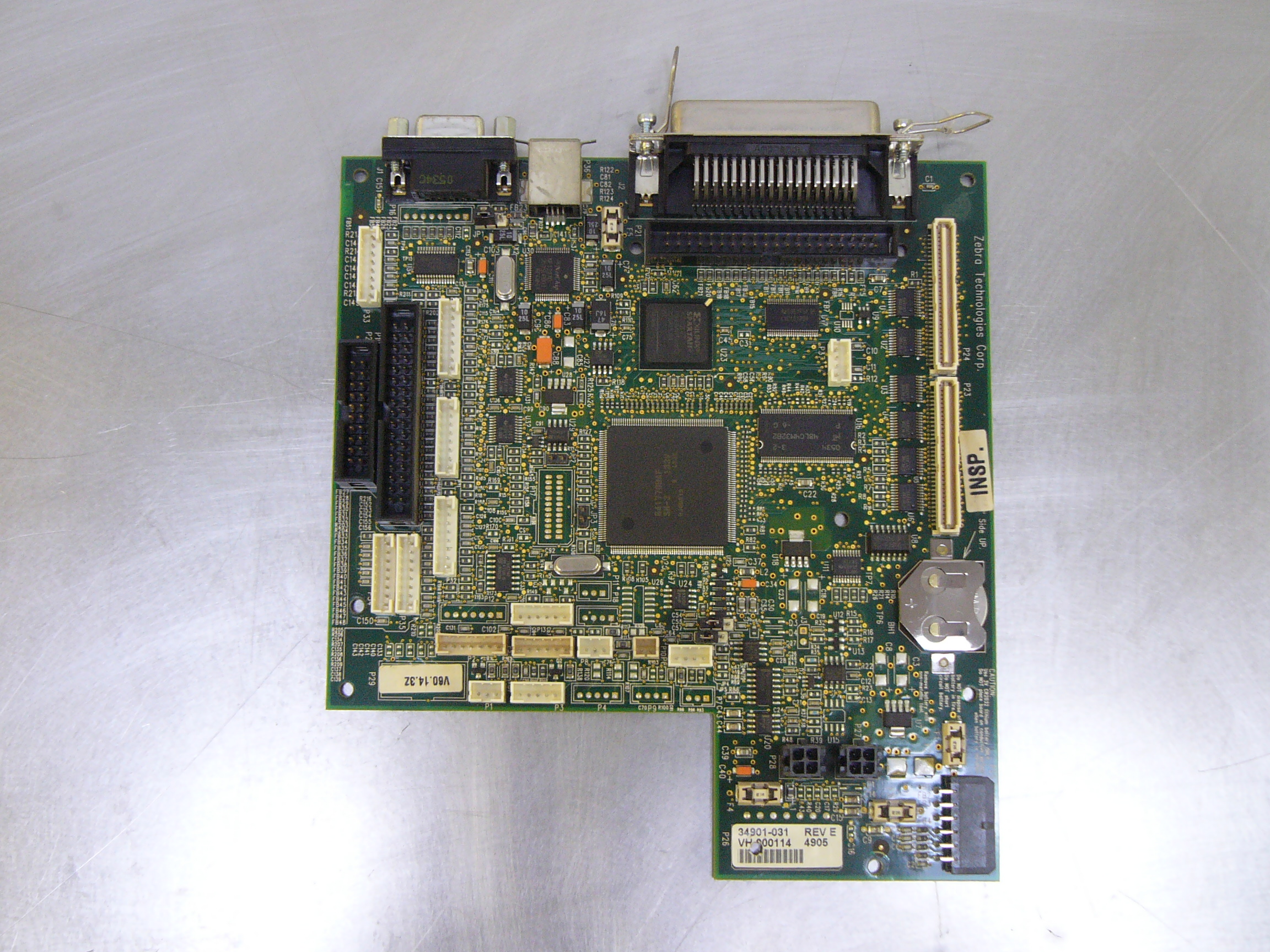 34901-031 -  - 34901-031, 4MB Main Logic Board, Zebra 110XiIII Plus