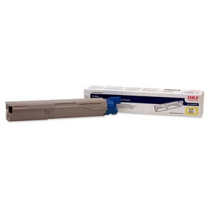 43459301 - H79137 - Oki High-Capacity Yellow Toner Cartridge - Yellow - LED - 2000 Page - 1 Each