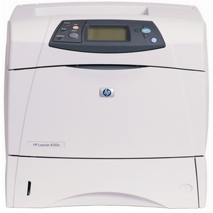 Q5401A - E85205 - HP LaserJet 4250N Laser Printer- Monochrome Desktop, 45 ppm Mono Print 600 Sheets Input Manual Duplex Print Fast Ethernet