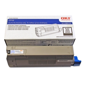 43866104 - Q54580 - Oki Black Toner Cartridge - Black - LED - 11000 Page - 1 Each