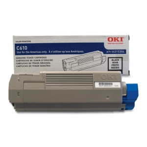 44315304 - CV1618 - Oki Toner Cartridge - Black - LED - 8000 Page - 1 Each