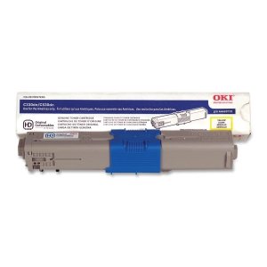 44469701 - DE1006 - Oki Toner Cartridge - Yellow - LED - 3000 Page - 1 Each