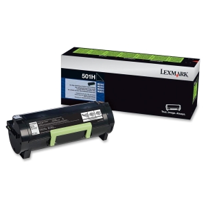 50F1H00 - QQ0473 - Lexmark 501H High Yield Return Program Toner Cartridge - Black - Laser - 5000 Page - 1 Each