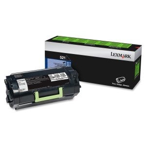52D1000 - QQ0444 - Lexmark 521 Return Program Toner Cartridge - Black - Laser - 6000 Page - 1 Each