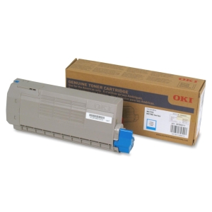 45396211 - RV8034 - Oki Cyan Toner Cartridge - 11500 Pages - Cyan - LED - 11500 Page - 1 Pack