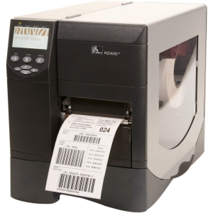 RZ400-2001-060R0 - RV8801 - Zebra RZ400 Direct Thermal/Thermal Transfer Printer - Monochrome - Desktop - RFID Label Print - 4.09