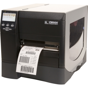 ZM400-6001-0700A - UW7560 - Zebra ZM400 Direct Thermal/Thermal Transfer Printer - Monochrome - Desktop - Label Print - 4.09