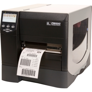 ZM600-3001-0700T - UW8456 - Zebra ZM600 Direct Thermal/Thermal Transfer Printer - Monochrome - Desktop - Label Print - 6.60
