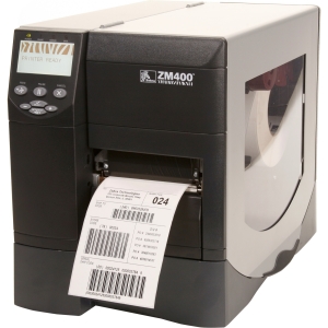 ZM400-6001-3600T - VV0442 - Zebra ZM400 Direct Thermal/Thermal Transfer Printer - Monochrome - Desktop - Label Print - 4.09