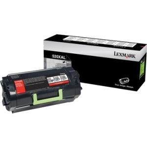 52D0XAL - XU9875 - Lexmark 520XAL Toner Cartridge - Black - Laser - Extra High Yield - 45000 Page