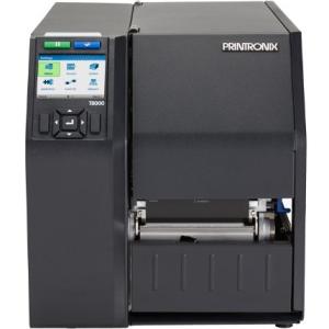 T82X8-1106-0 -  - Printronix T8208 Thermal Transfer Printer – 203dpi – Standard Emulations – Serial/USB/Ethernet – 8” Heavy Duty Cutter & Tray