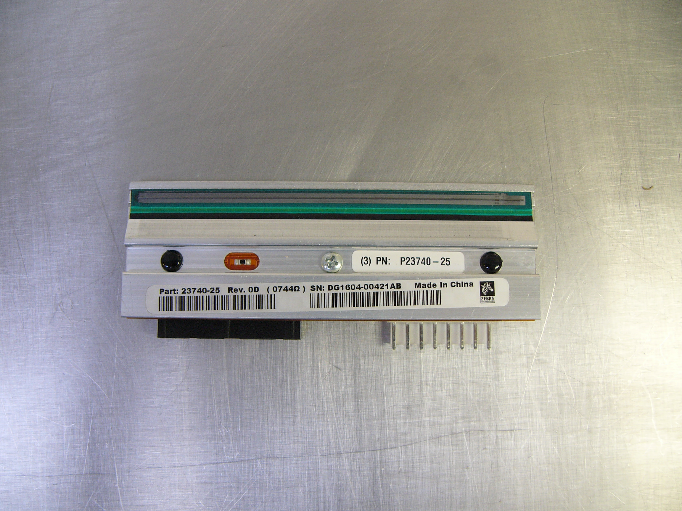 P23740-25 -  - P23740-25, Zebra 110Xi4, Printhead 203 dpi