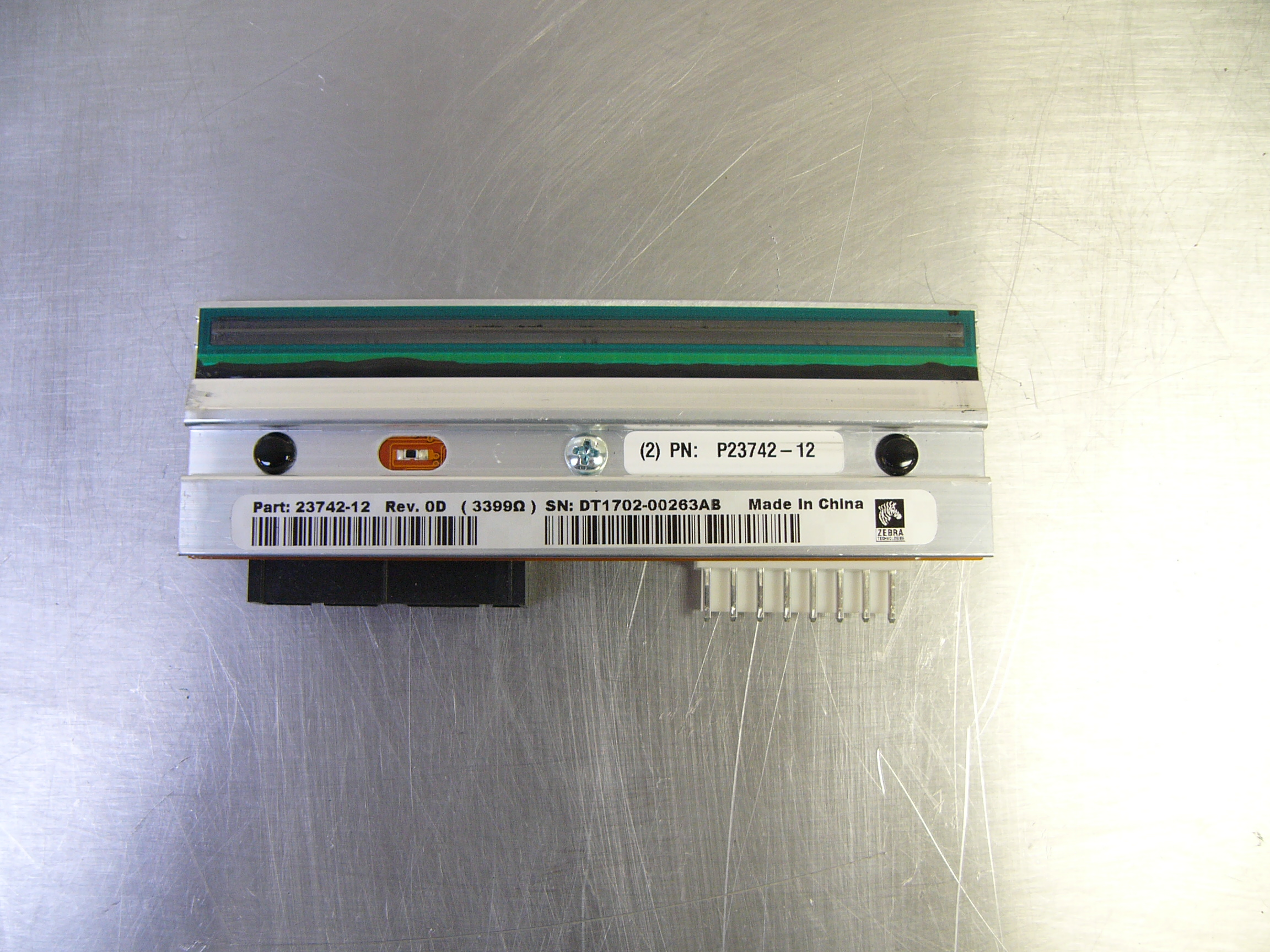 P23742-12 -  - P23742-12, Zebra 110Xi4, 600 dpi Printhead