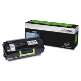 52D1X00 - QQ0445 - Lexmark 521X Extra High Yield Return Program Toner Cartridge - Black - Laser - 45000 Page - 1 Each