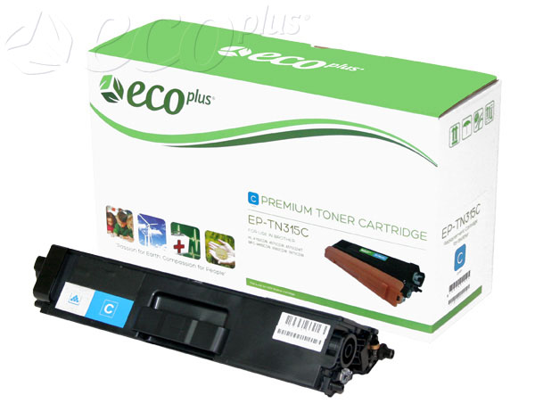 TN315C -  - TN315C ECOPLUS BROTHER CYAN HIGH YIELD 3.5K TONER CARTRIDGE